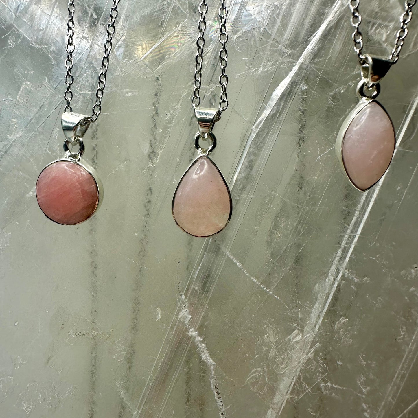 Pink Peterlite 925 Pendants
