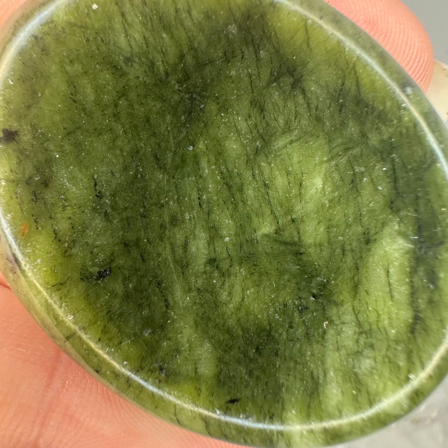 Nifty Jade Palm Worry Stones