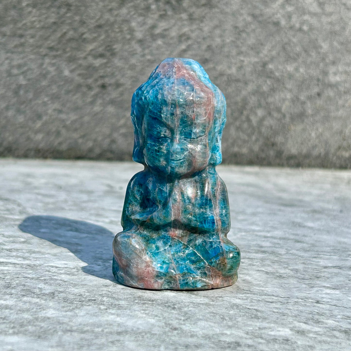 Blue Apatite Buddha Craving