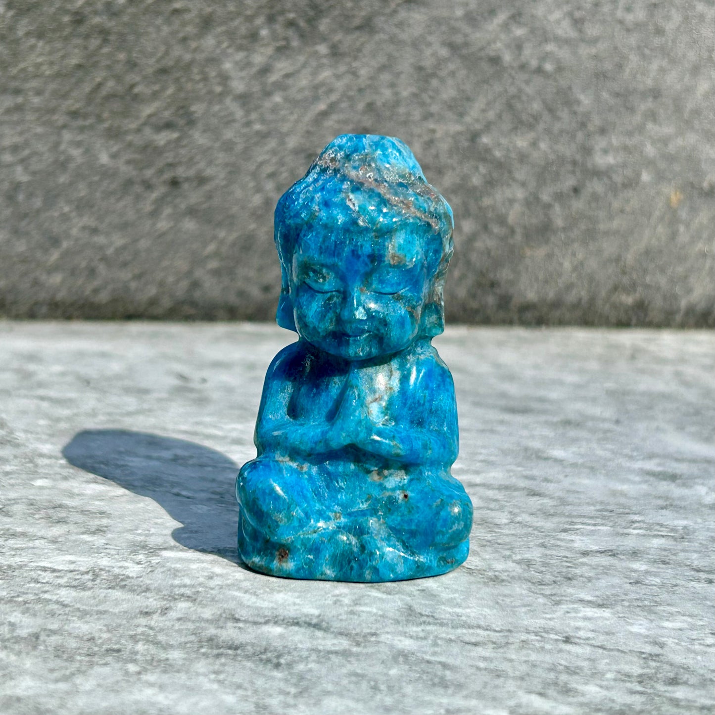 Blue Apatite Buddha Craving