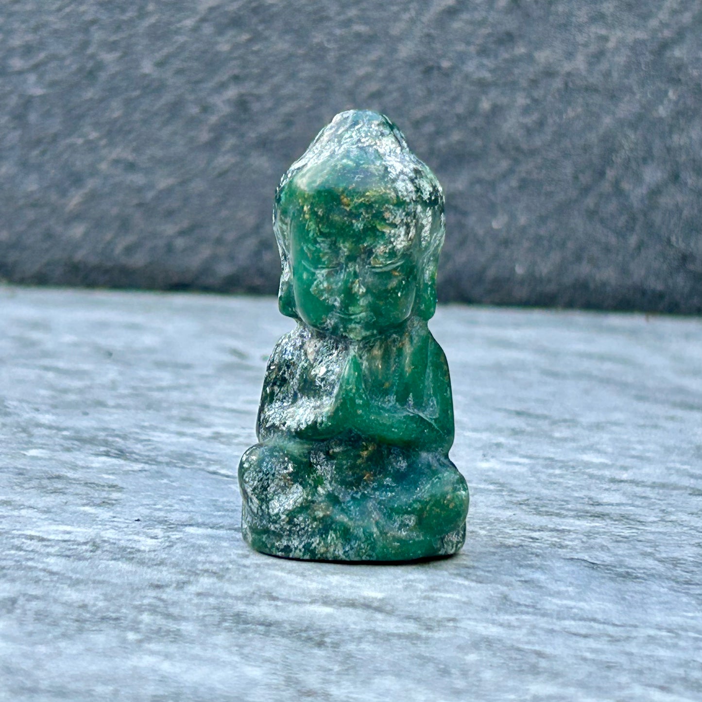 Emerald Mini Buddha Carving