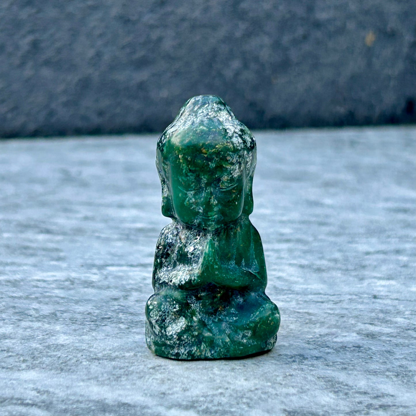 Emerald Mini Buddha Carving