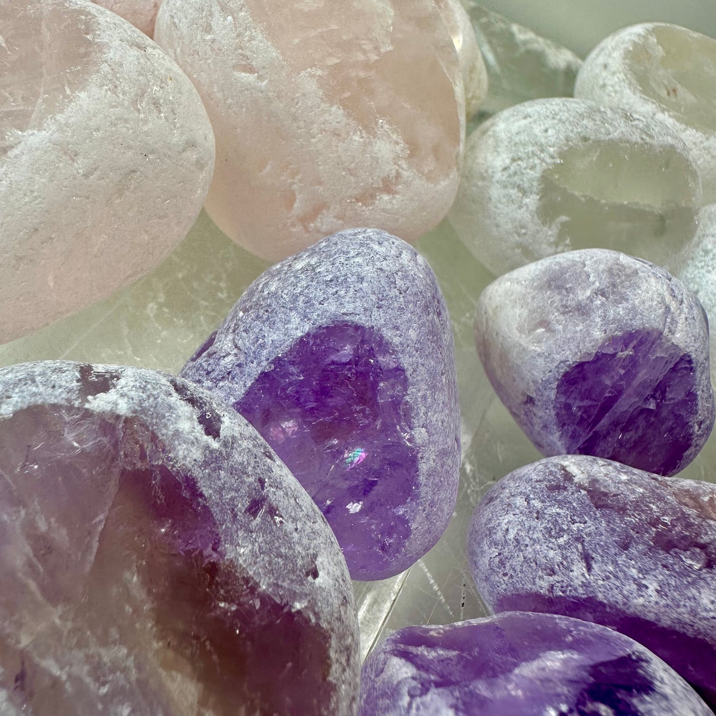 Crystal Eggs (Rose Quartz,Amethyst,Clear Quartz)