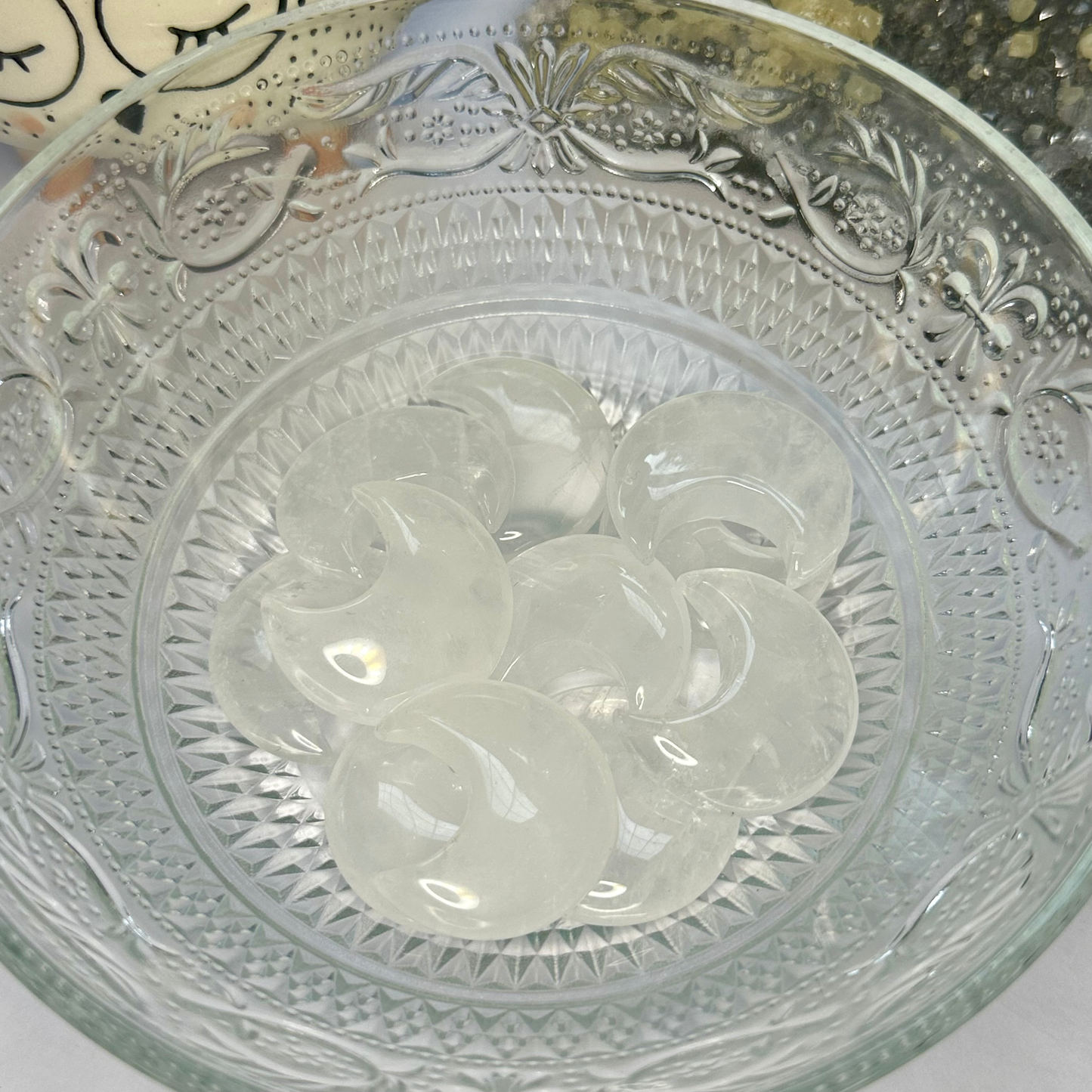 Clear Quartz Moon