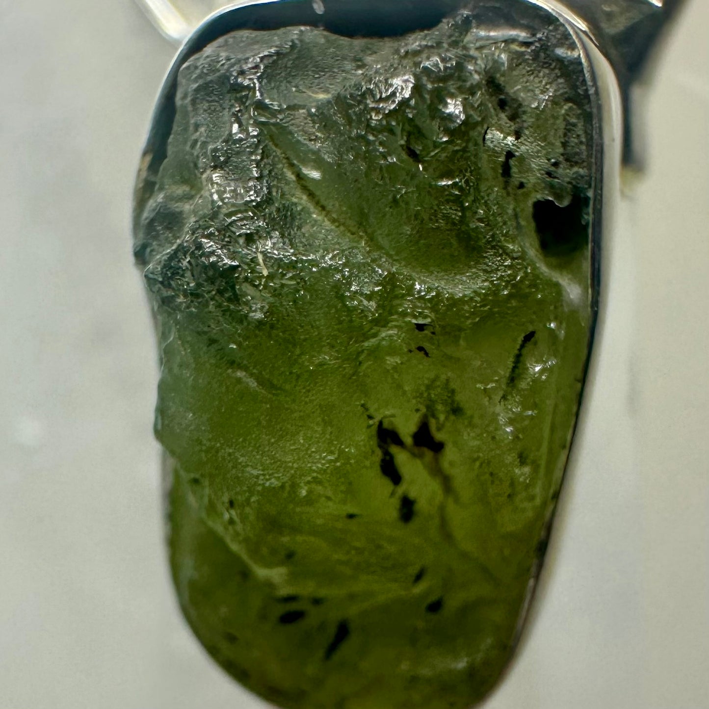Moldavite & Quartz Pendant (72)
