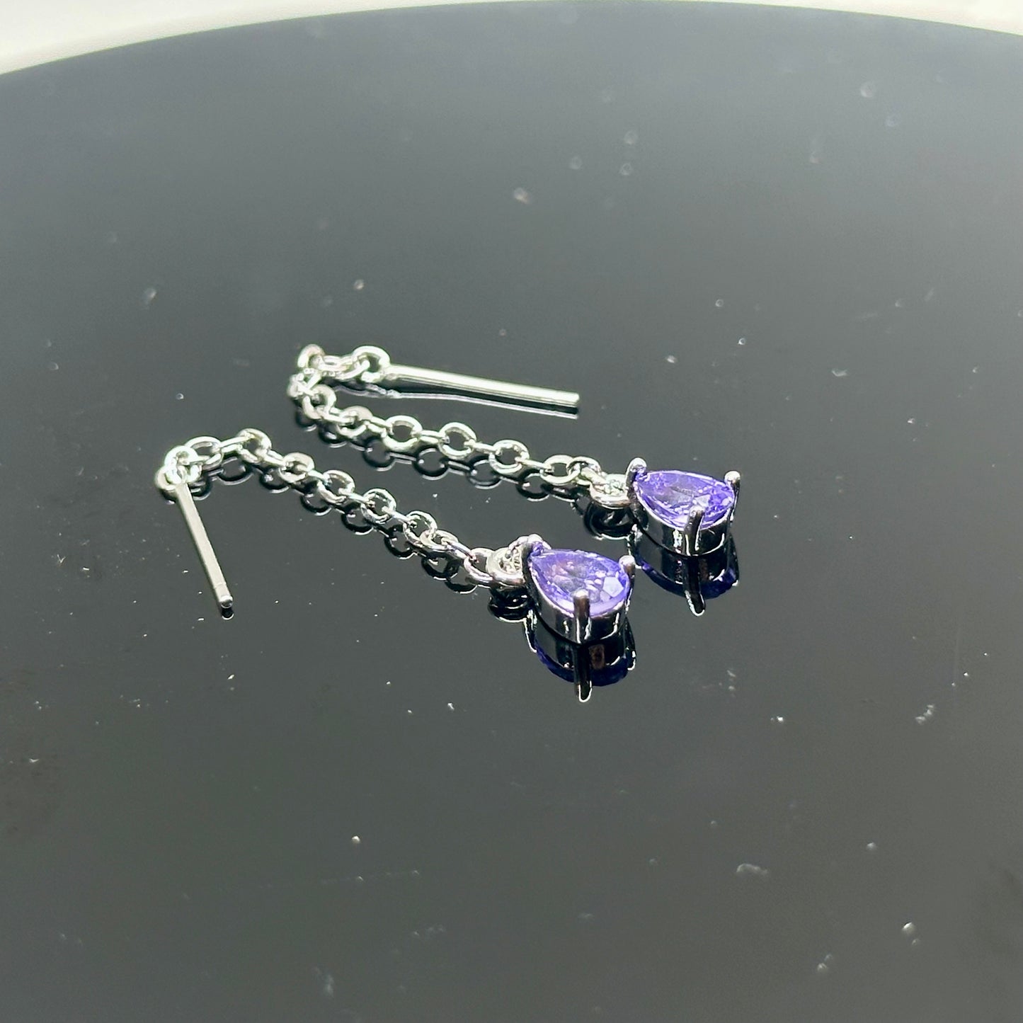 Tanzanite 925 Earrings