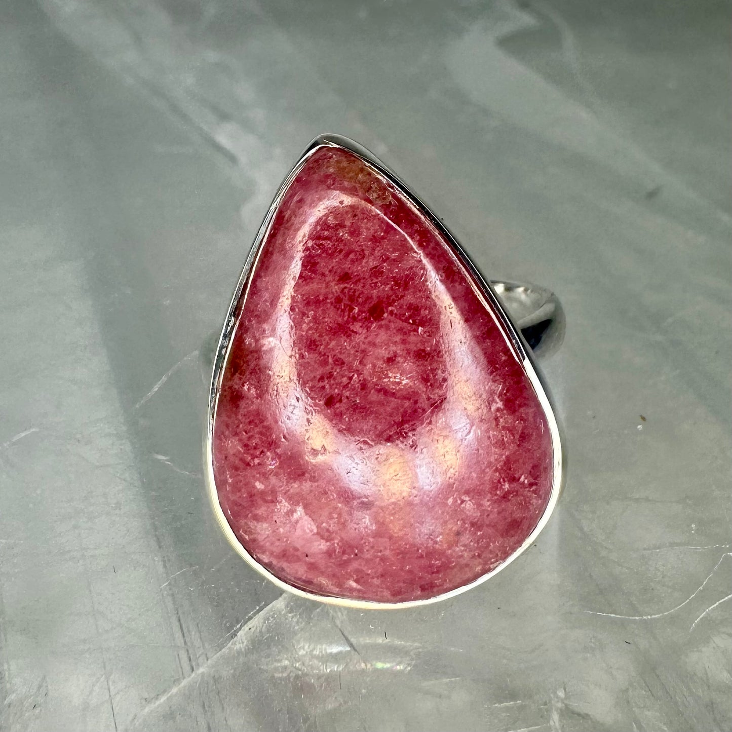 Rhodonite 925 Ring (Size S)