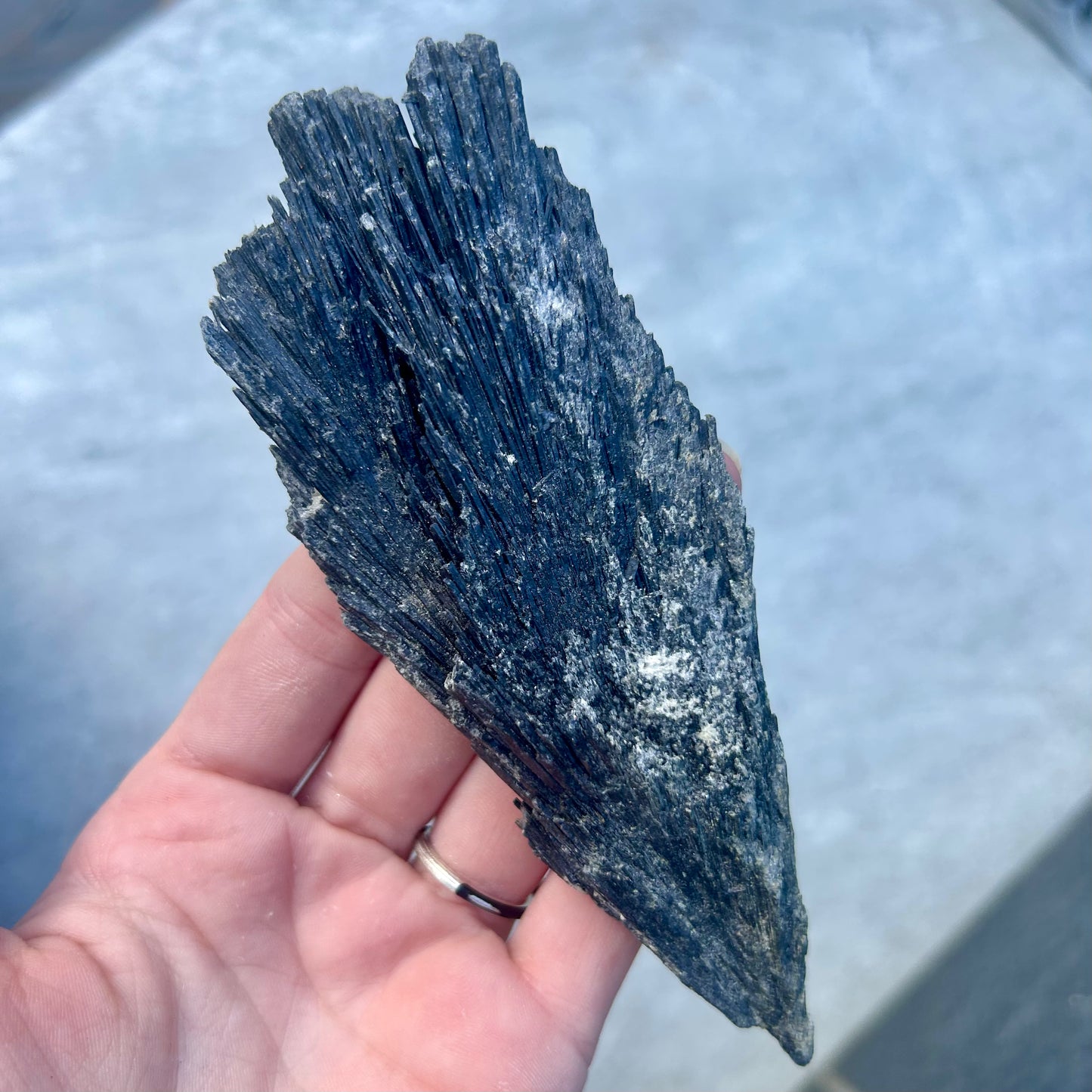 Raw Black Kyanite