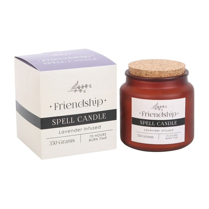 LAVENDER INFUSED FRIENDSHIP SPELL CANDLE