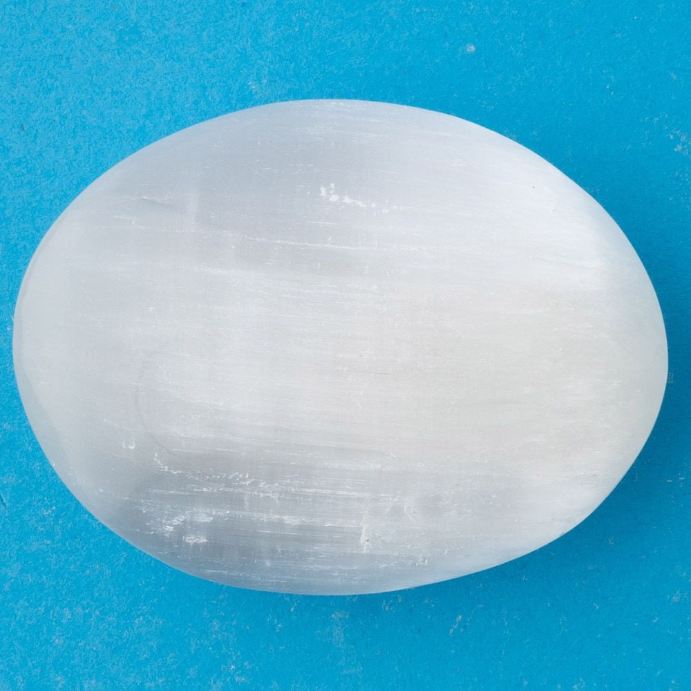 Selenite Palm Stone - 6-7cm