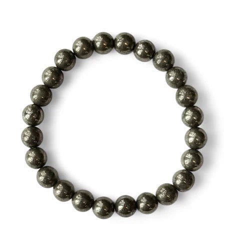 Pyrite 8mm Bracelet