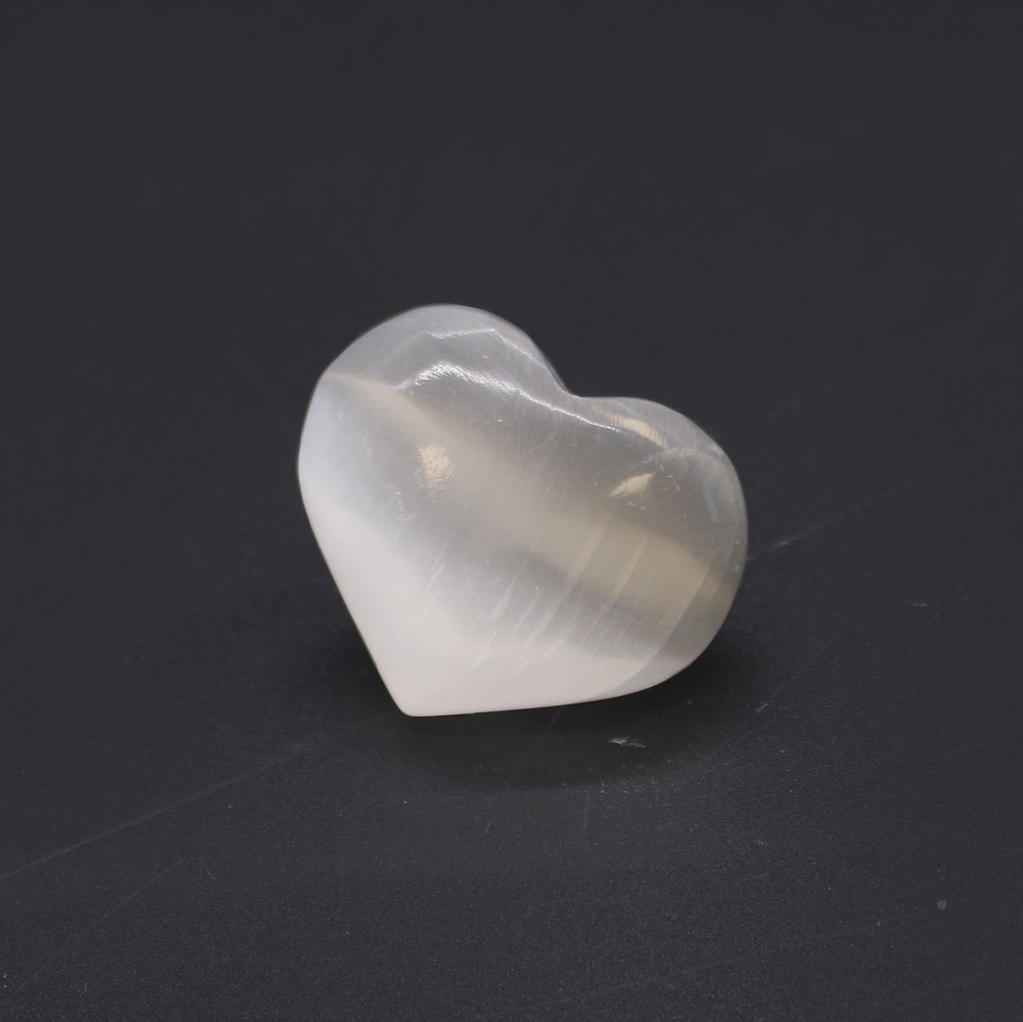 Selenite Puff Heart 3-4cm