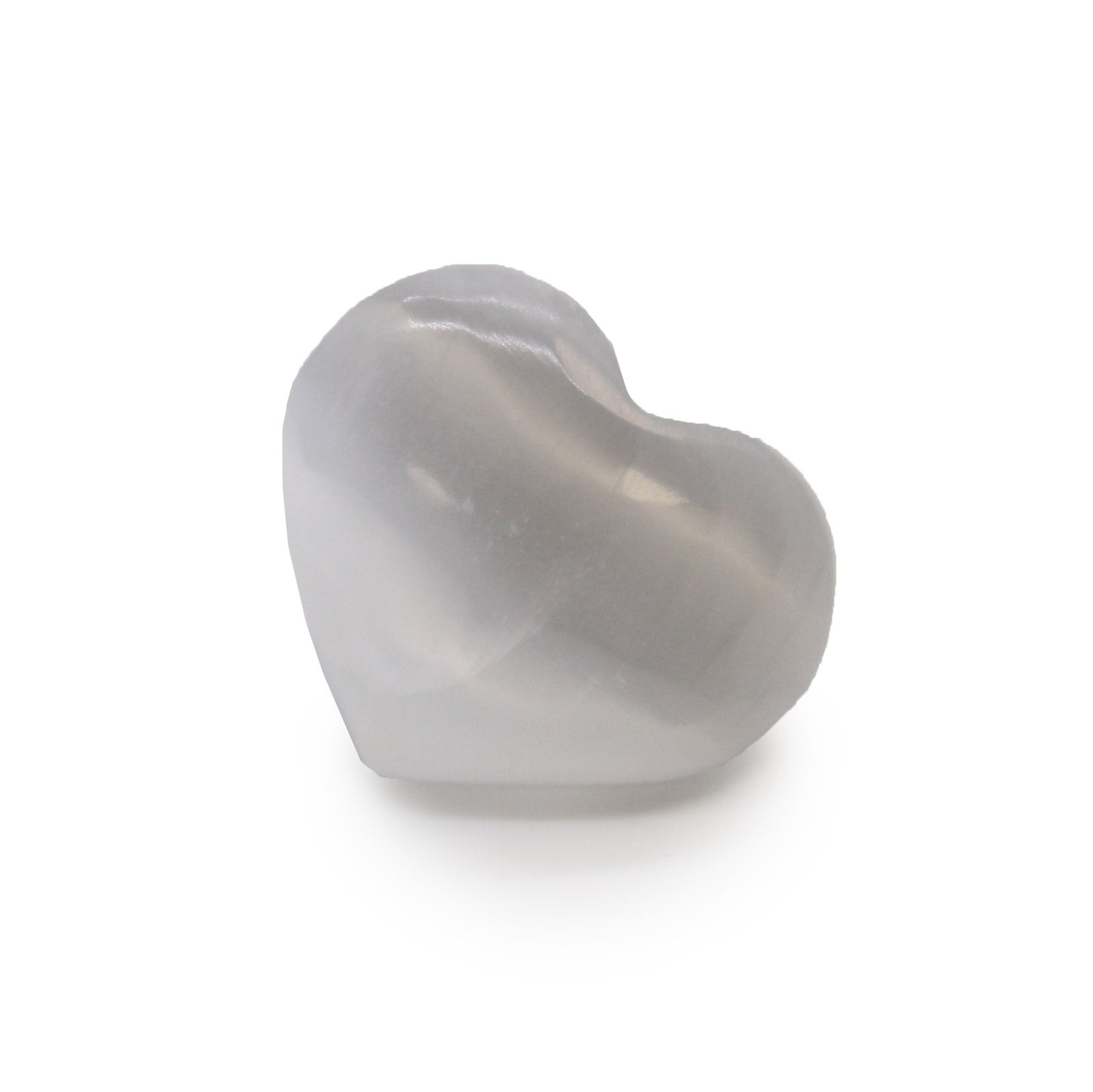 Selenite Puff Heart 3-4cm