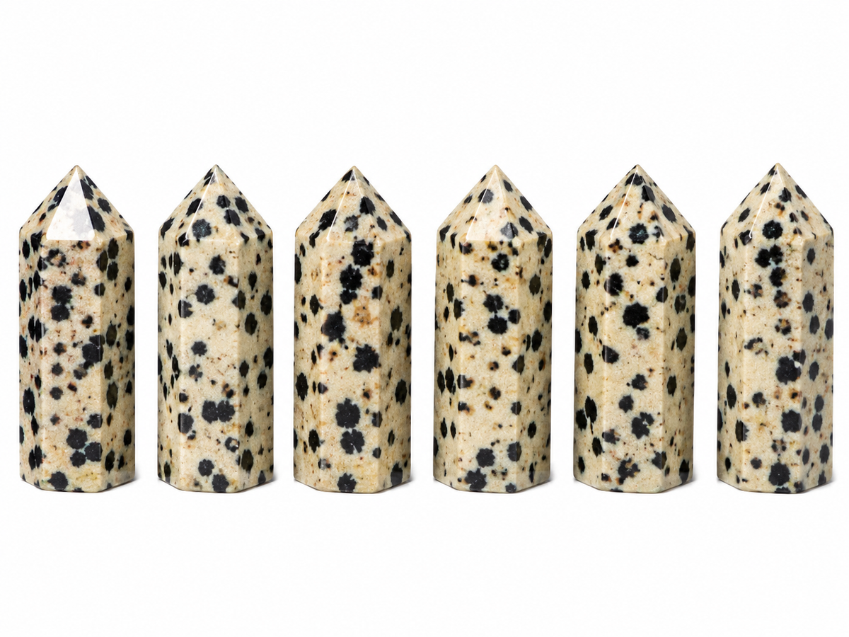 Dalmatian Jasper Mini Tower 16G 4CM
