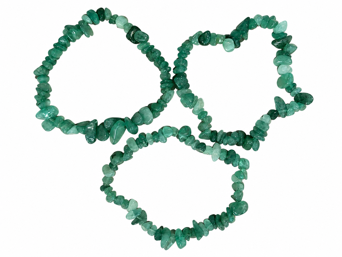 Green Aventurine Chipped Bracelet