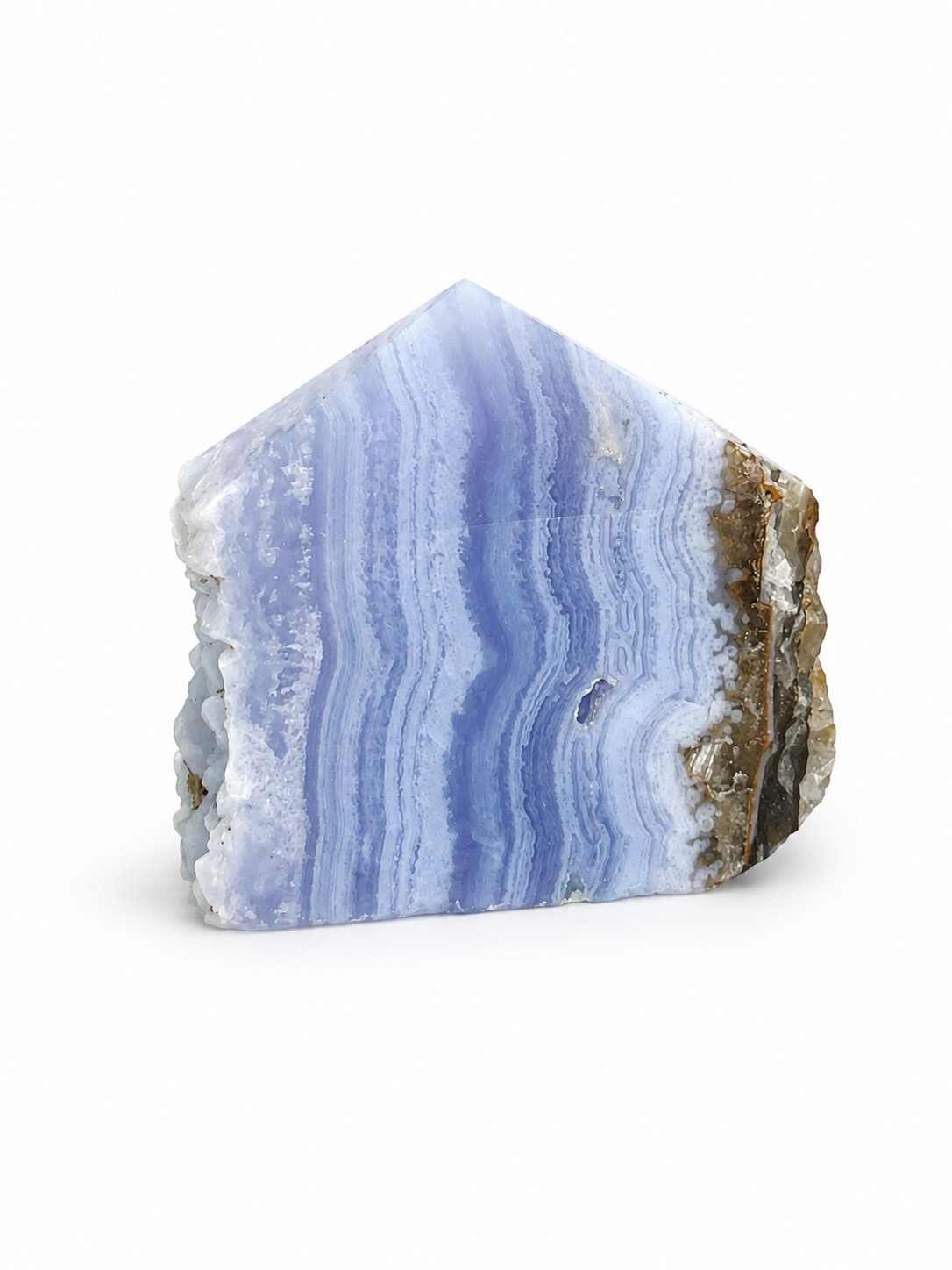 Blue Lace Agate Wide Towers