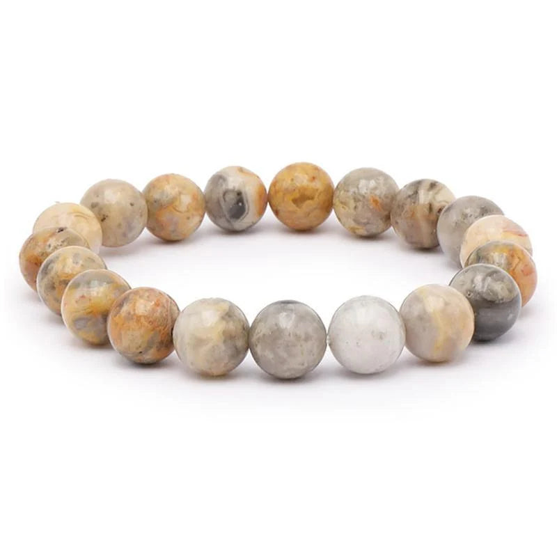 Crazy Lace Agate Bracelet 10mm