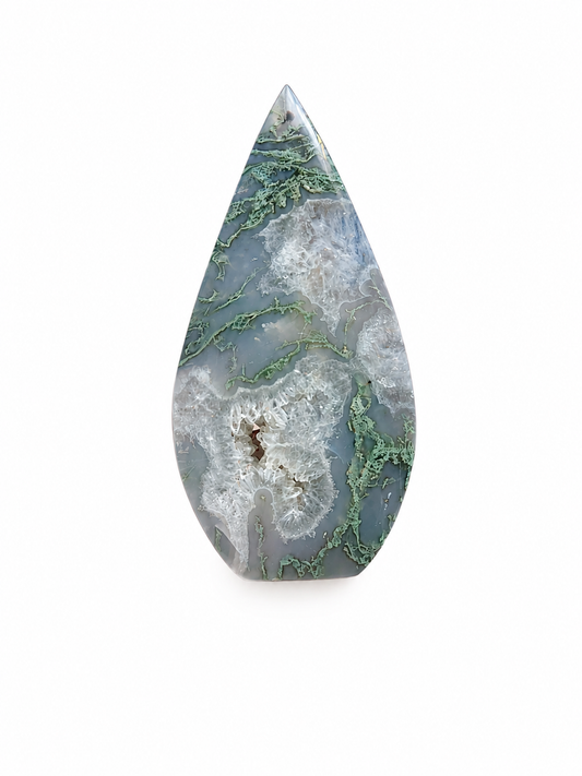 Moss Agate Flames
