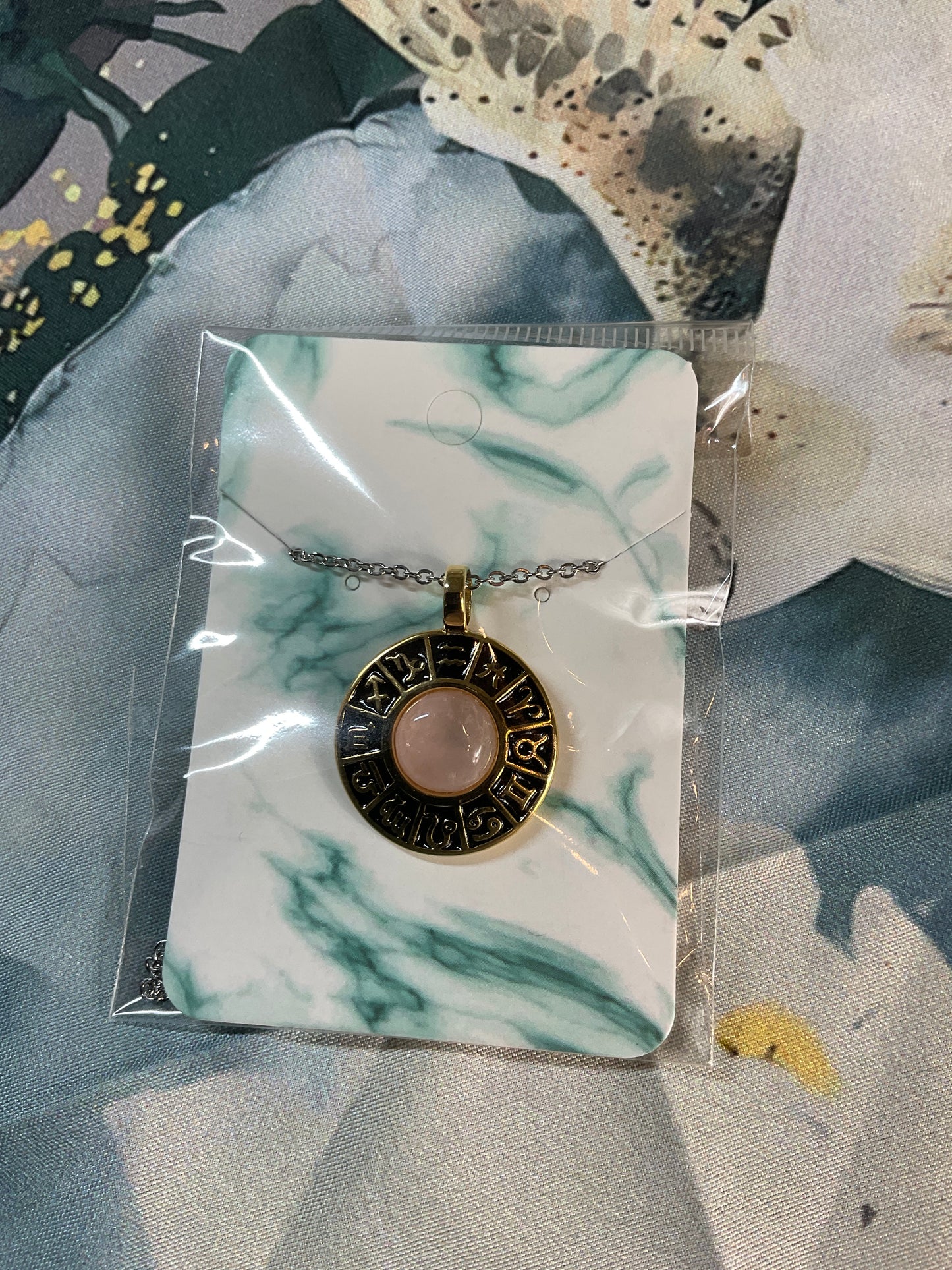 Zodiac Crystals Necklaces 925