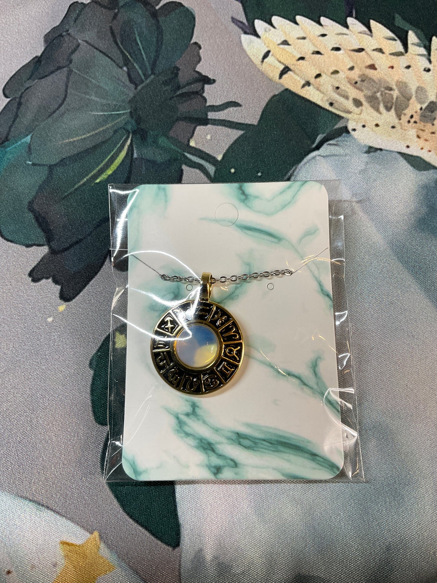 Zodiac Crystals Necklaces 925