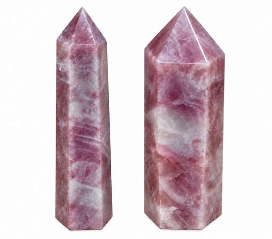 Lavender Rose Quartz Tower
