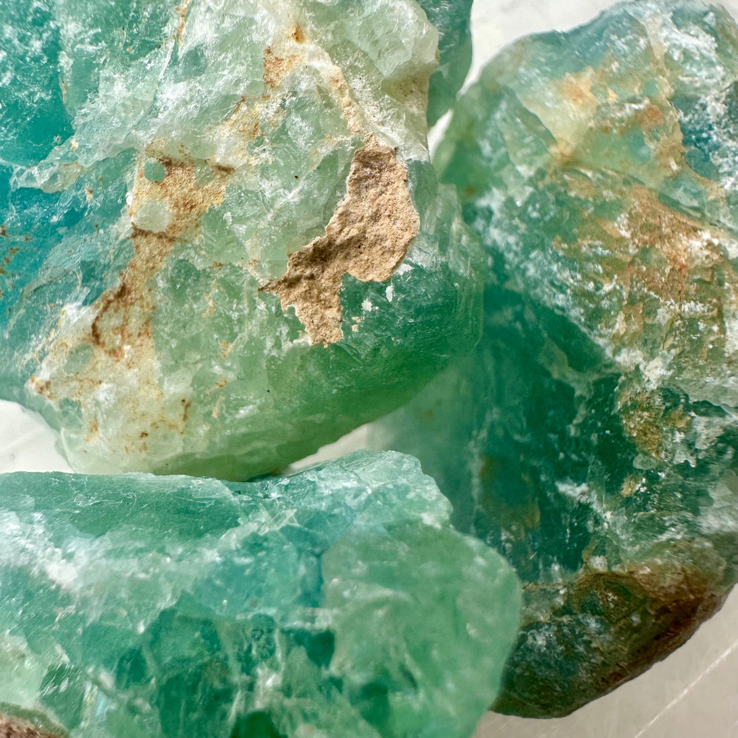 Green Fluorite Raws