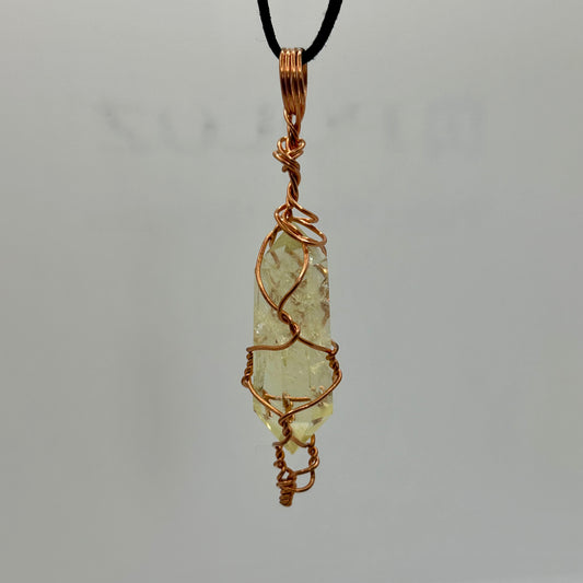 Lee Makes DT Citrine Pendant ￼