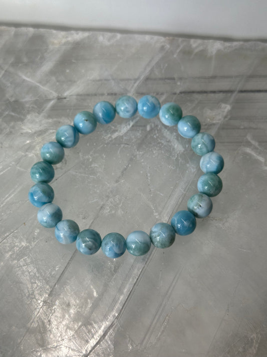 Larimar Bracelet 8mm