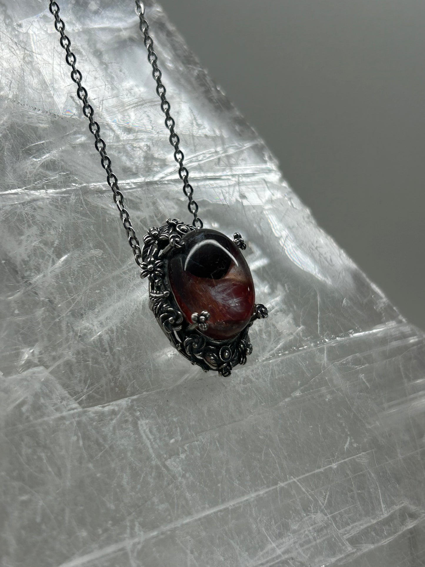 Fire Quartz Necklace