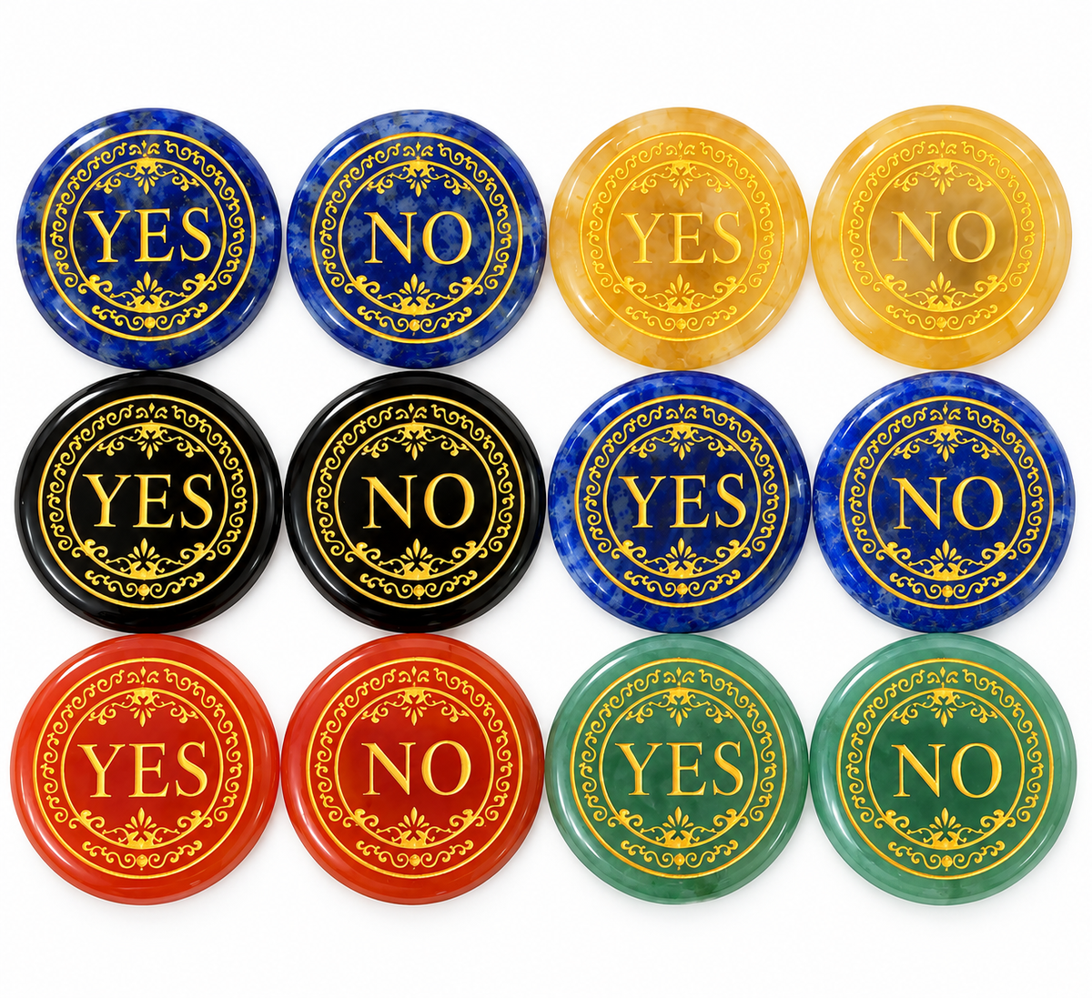 Yes No Coins 2.5cm 7g