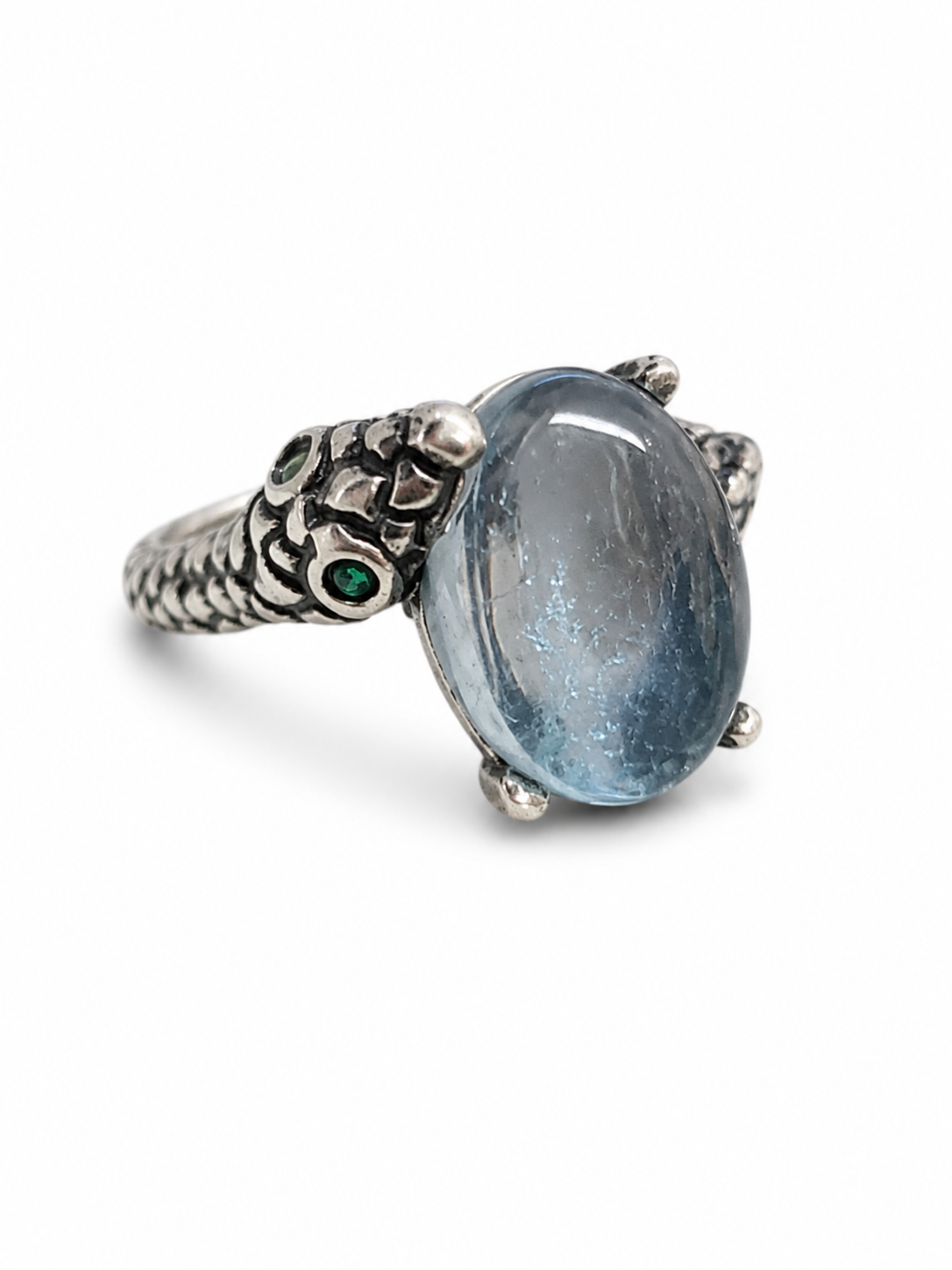 Aquamarine Adjustable Ring