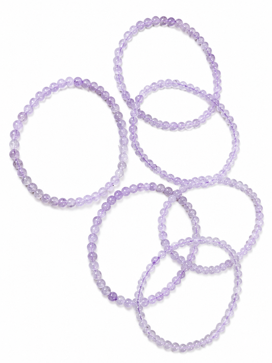 Lavender Amethyst 4 mm Bracelet