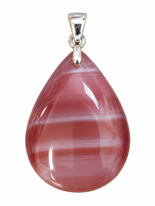 Agate Teardrop Pendant