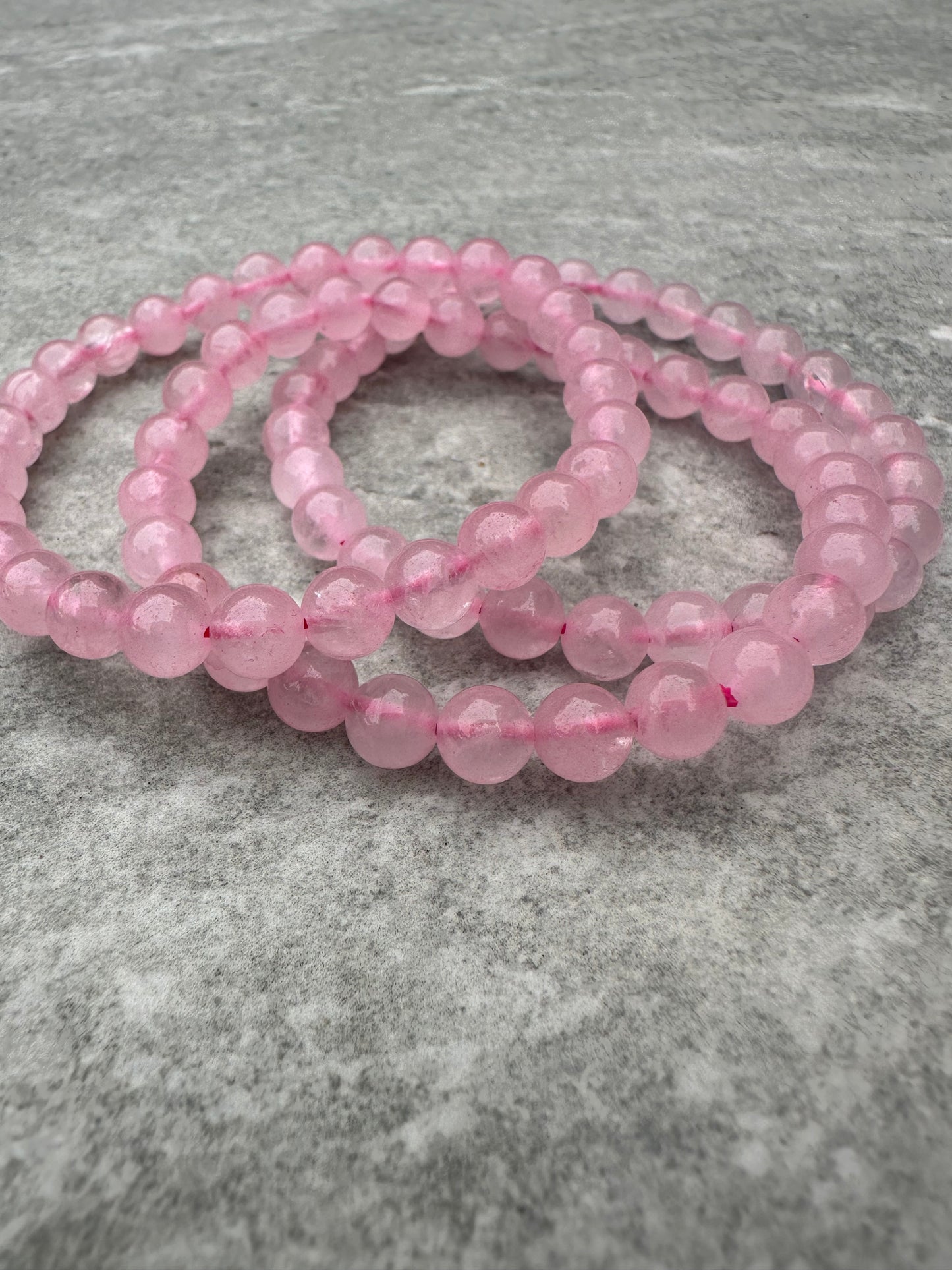 Rose Quartz 6mm Bracelets