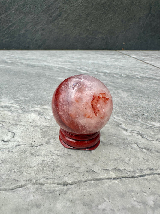 Fire Quartz Spheres