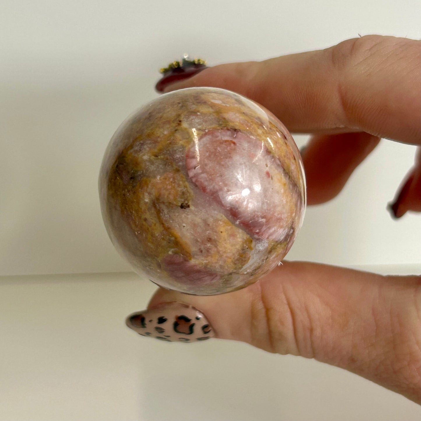 Rose Calcite Mushroom