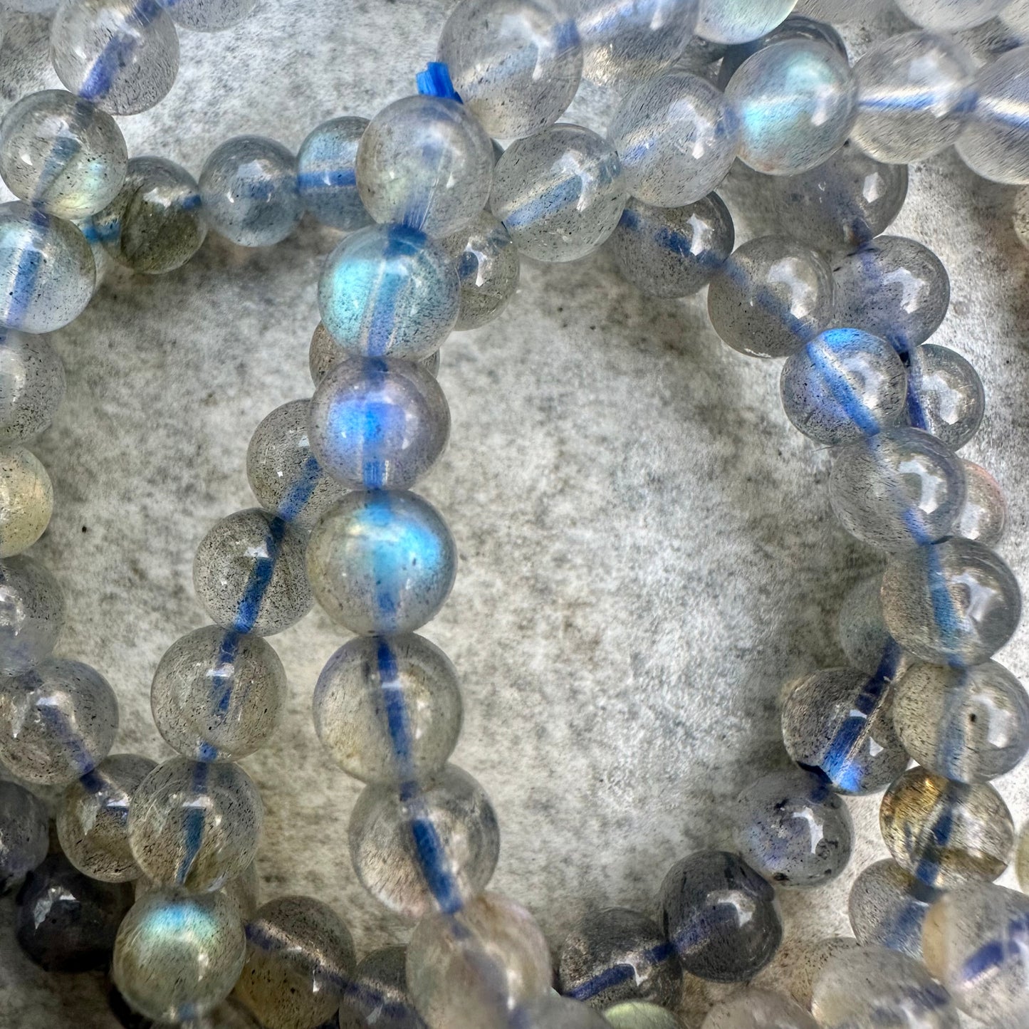 Labradorite 6mm Bracelet ￼