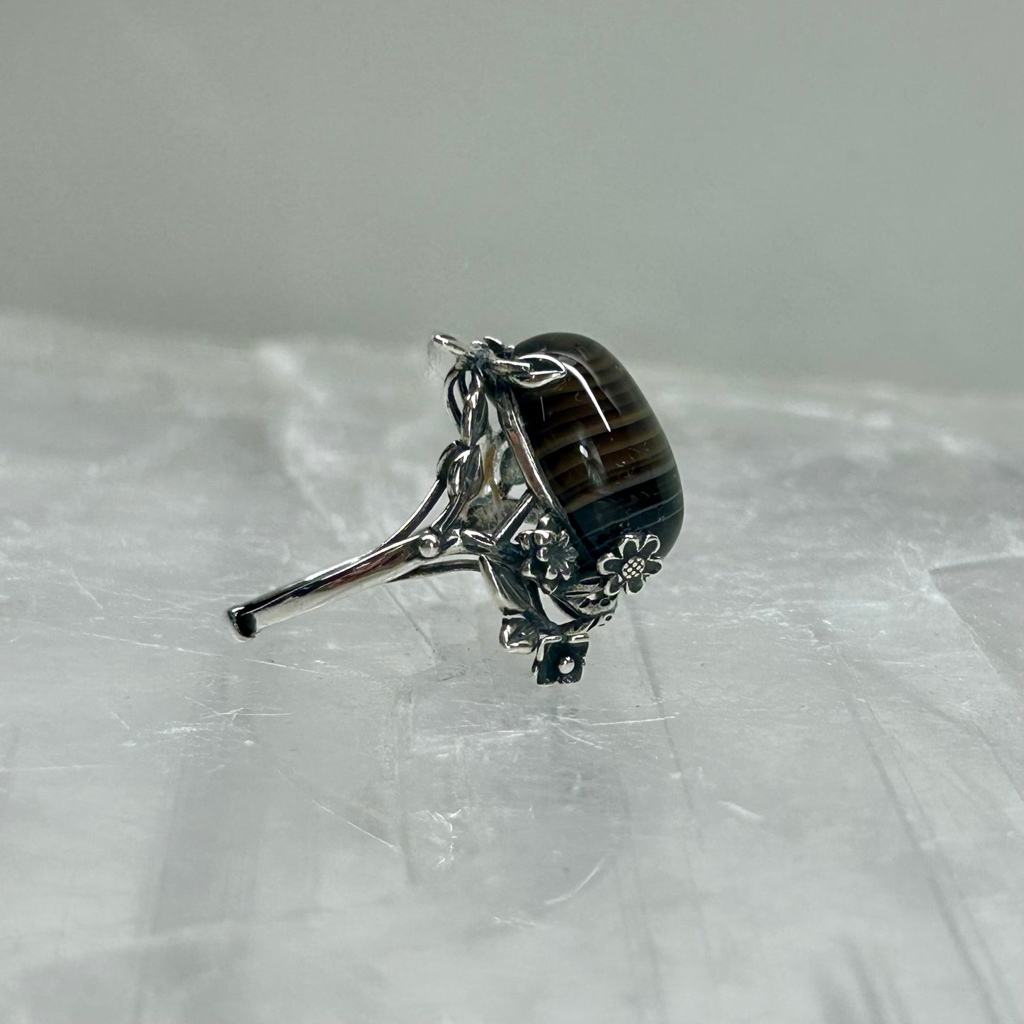 Agate Adjustable Ring