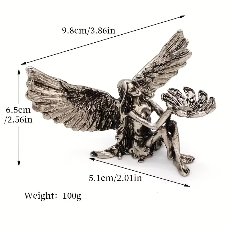 Angel Girl Crystal Ball Holder