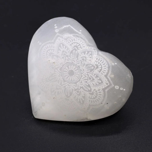 Selenite Heart