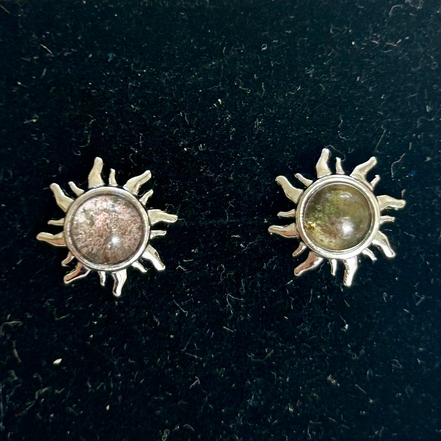 Garden Quartz Sun Stud 925