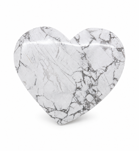 Howlite Hearts