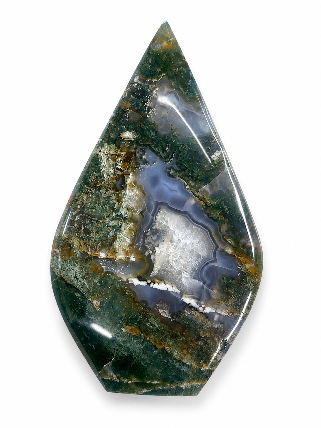 Moss Agate Flame