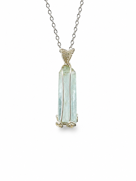 High Grade Aquamarine Pendant