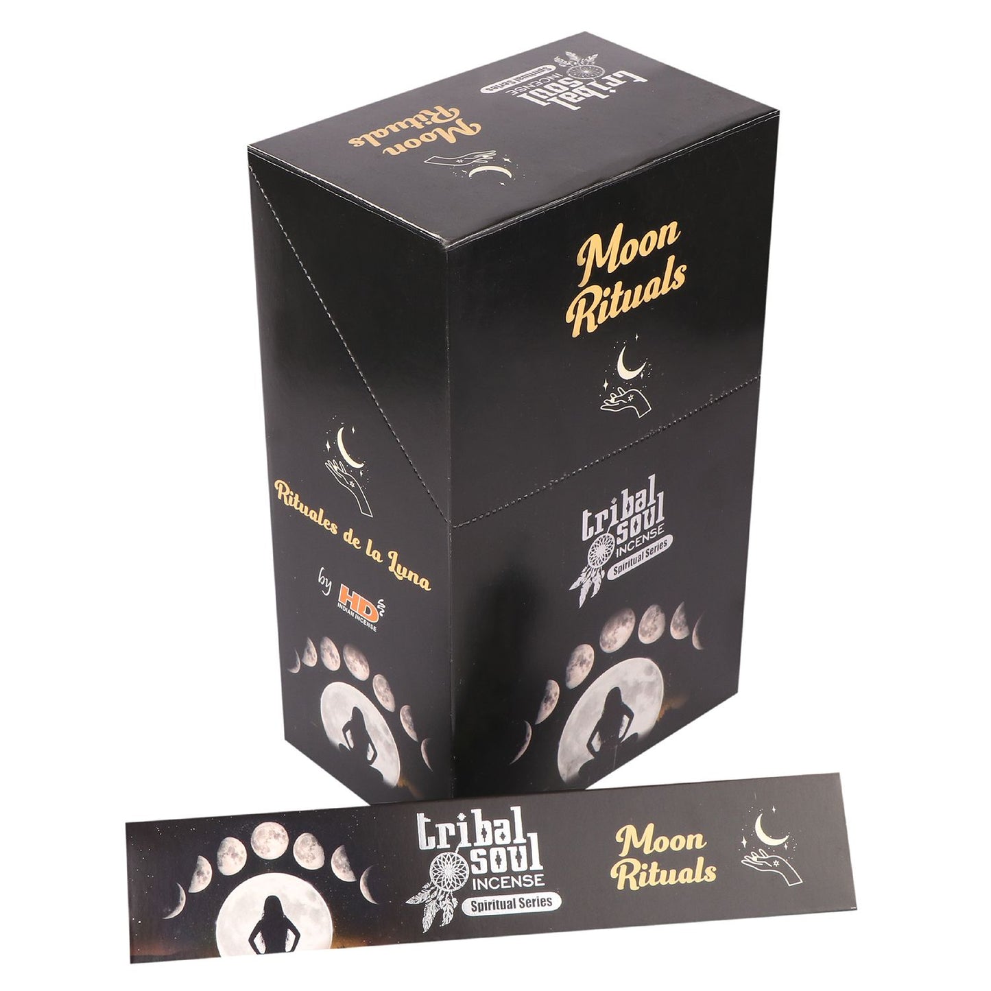 Moon Ritual Incense Sticks With Ceramic Holder