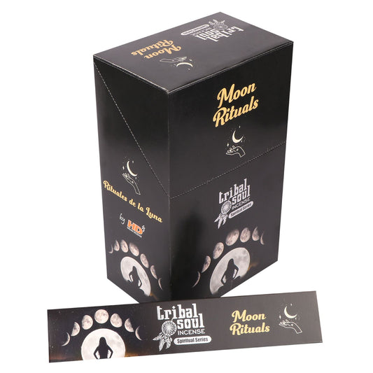 Moon Ritual Incense Sticks With Ceramic Holder