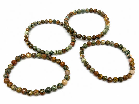 Rainforest Jasper 6mm bracelets
