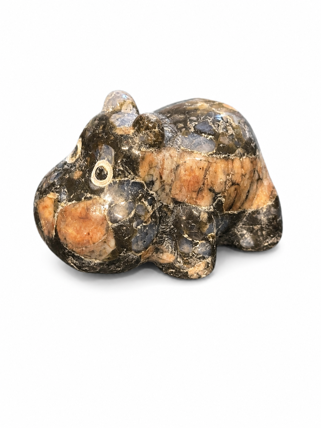 Crystal Hippo Carvings