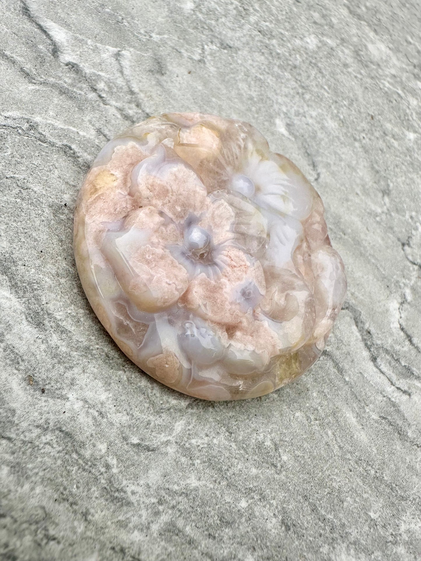 Flower agate