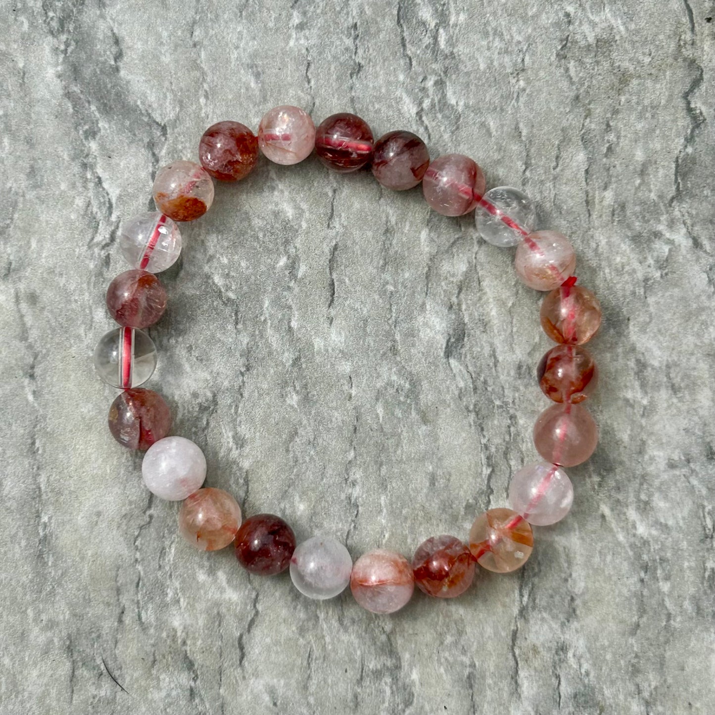 Fire Quartz 8mm Bracelet